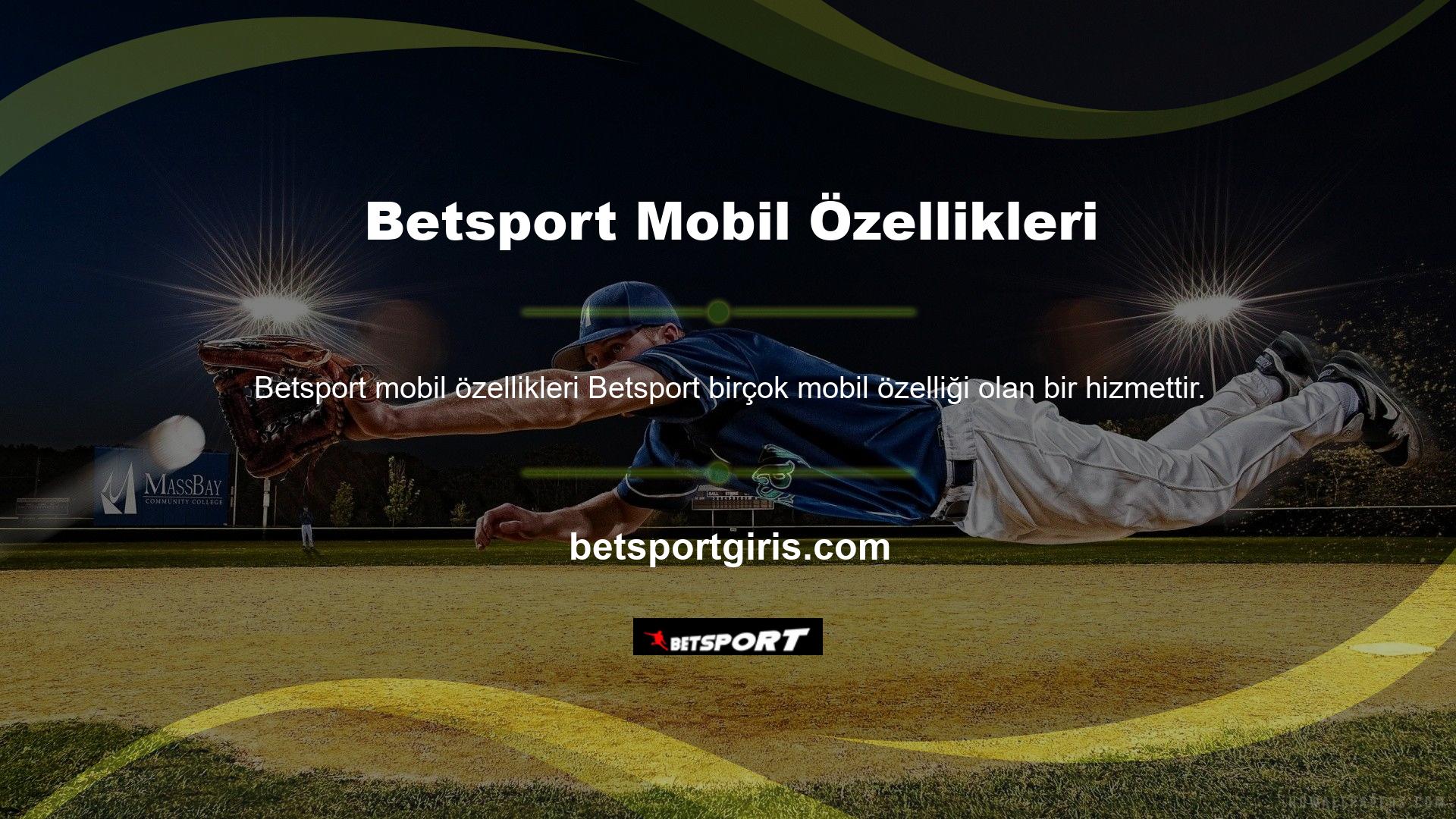 Bahisçilerin en büyük isteklerinden biri olan mobil uygulama gerekli alt yapıyı sağlamış ve Betsport ana sayfasını tanıtmıştır